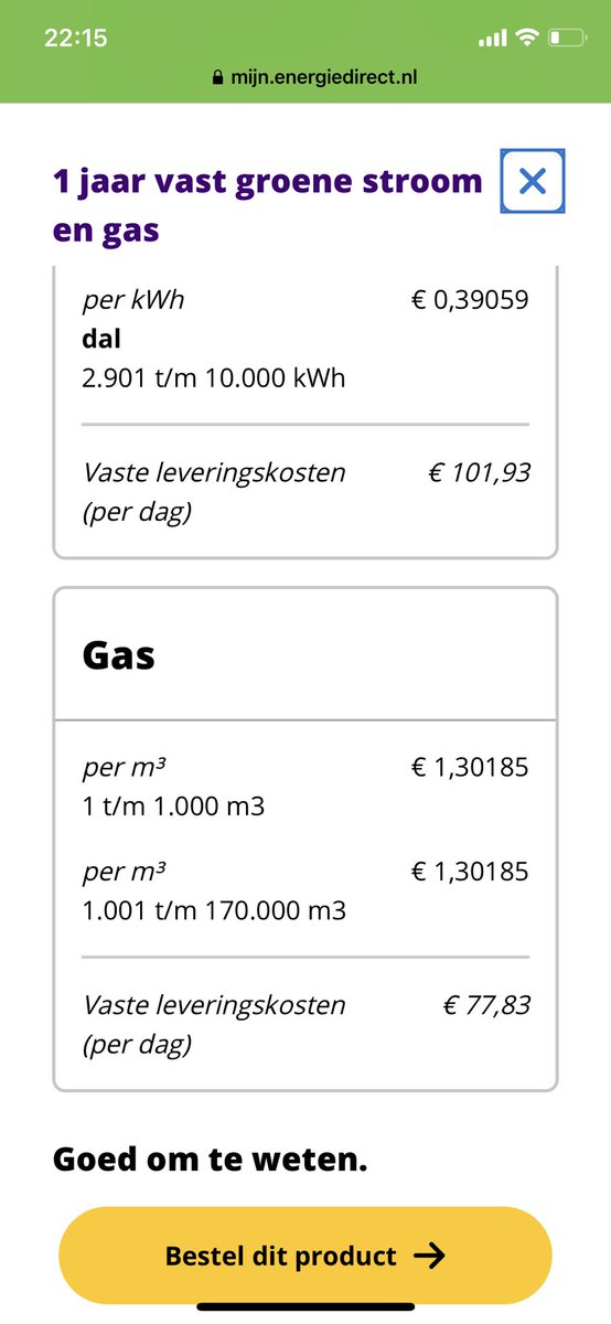 davedais2001's tweet photo. @energiedirect foutje zeker vaste leveringskosten per dag🧐 https://t.co/eNYgjcDeJ2