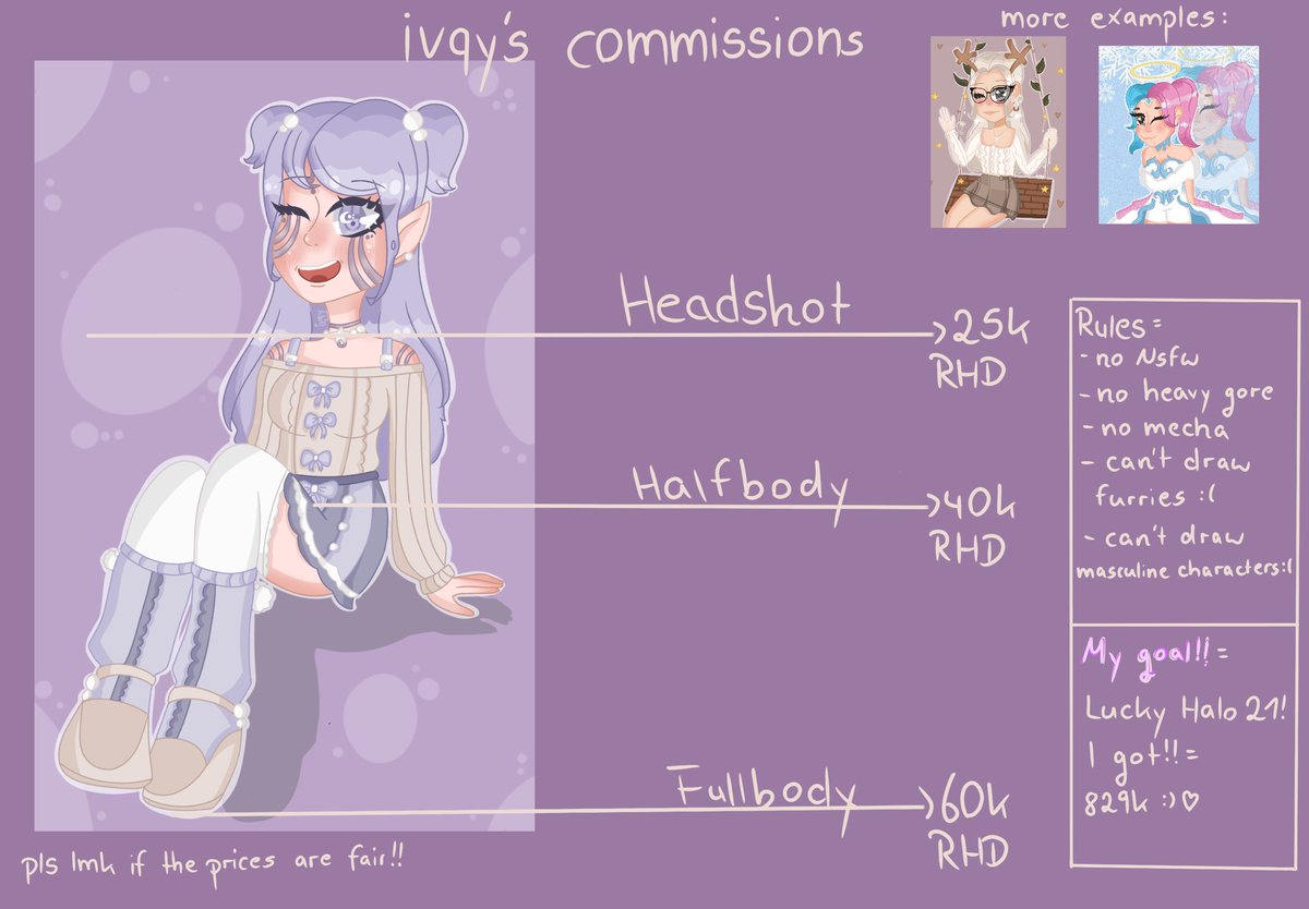 iivqy_'s tweet photo. Trying to get to my goal!!~~ Any help appreciated ^~^ #royalehightrading #royalehighhalo #rhrading #royalehighcommissions #royalehighoffers #Roblox #royalehigh #rhtrades #rhhalo #rhhalos #rhart #royalehighart #RoyaleHighBetaTesting #royalehighnewschool https://t.co/h1WBb6lV9q