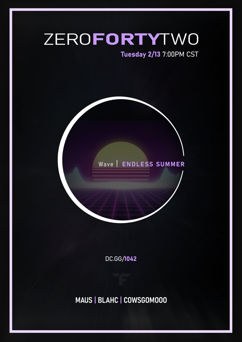 1042_vr's tweet photo. Endless summer wave event at Zerofortytwo this Tuesday starting at 7CT!

Sets by @maus_vr @BlahVRC @CowsGoMooooouwu

https://t.co/2SLAsXAF07 https://t.co/yaYco3HX88