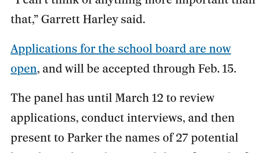 Philly_RJ's tweet photo. For an office that swears they want accurate communication, @PhillyMayor can't get it right. The @PhillyInquirer article on @PHLschoolboard applications says they are due on 2/15. The required LEGAL notice says 2/23. That's quite a difference. Which is it? #PhlEed @KendraPHL https://t.co/uAkpJBG3AN