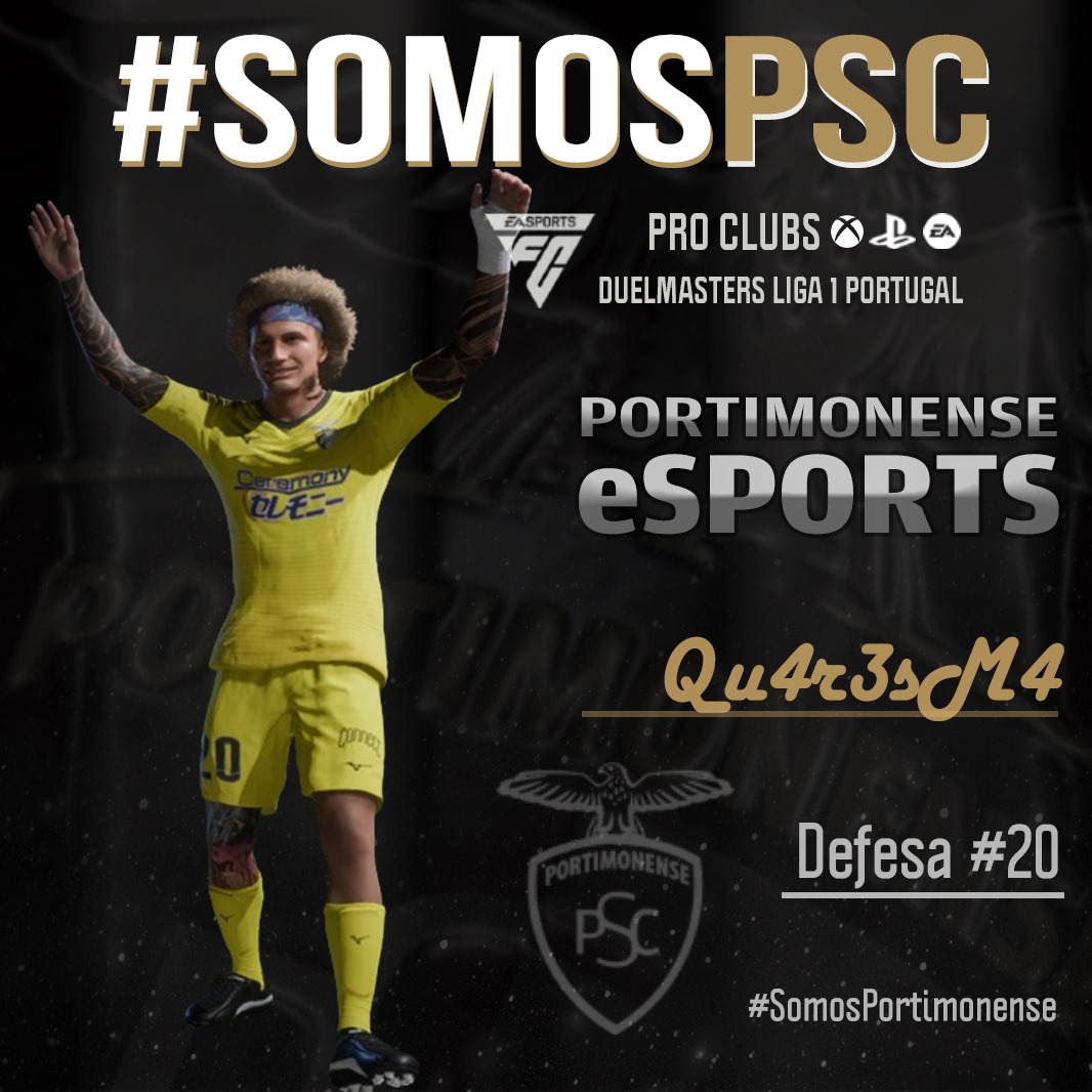 REFORÇO | QU4R3SM4: A FORTALEZA DEFENSIVA

O Portimonense SC tem o prazer de anunciar a chegada de Qu4r3sM4 à equipa.

Uma adição de qualidade inquestionável à nossa linha defensiva.

#SomosPortimonense