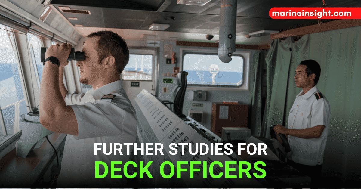 MarineInsight's tweet photo. What Options Deck Officers Have for Further Studies?
Check out this article 👉 https://t.co/JI8TPtGa3F
#DeckOfficer #FurtherStudies #Shipping #Maritime #MarineInsight #Merchantnavy #Merchantmarine #MerchantnavyShips https://t.co/OqBDJHjSIi