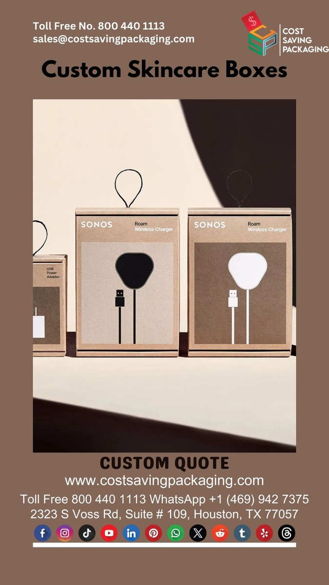 CostSavingPkg's tweet image. Custom Skincare Boxes, Need or require packaging? contact us sales@costsavingpackaging.com
Toll Free No. 800-440-1113
WhatsApp 469 942 7375 #CustomCosmetics, #BeautyPackaging, #UniqueBoxes, #CosmeticPackaging, #CustomBeauty, #LuxuryPackaging, #MakeupBoxes, #PersonalizedCosmetics,