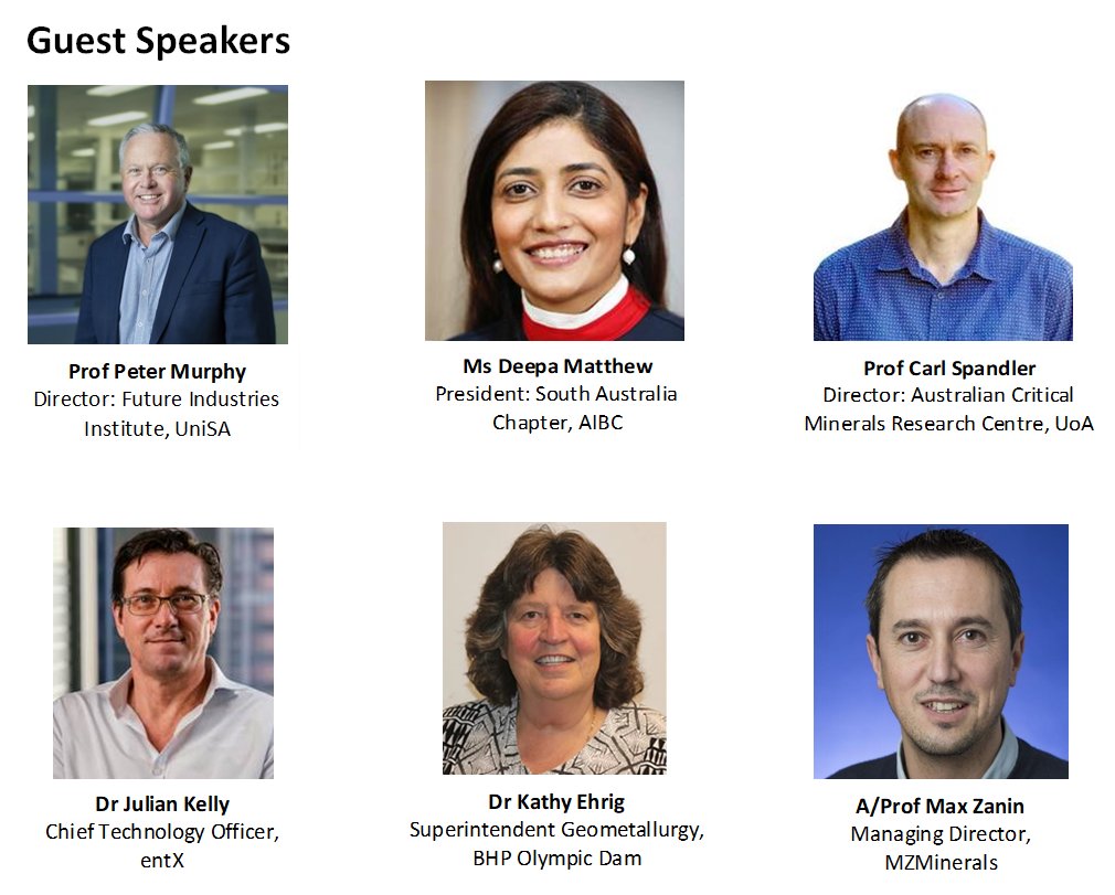 Join us at @UniSAFII for an exciting AISRF workshop on battery materials and REE recovery. To register, follow the link below: eventbrite.com.au/e/aisrf-worksh… @asrich500d @kalisanjay @PavelSpiridonov @Georgeabaka @BillSkinnerAu