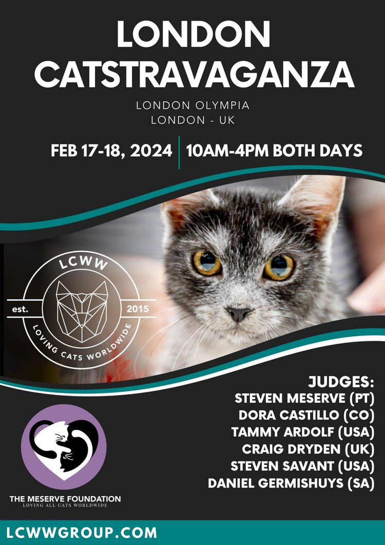 #elliots is at the #LCWW #catshow all this coming weekend at #LondonOlympia   Visit our #catsuperstore for great #catgoodies including #naturalcattreats and #schesirafterdark  plus a large array of #cattoys  Many new lines also at the show. Cant make it , order online