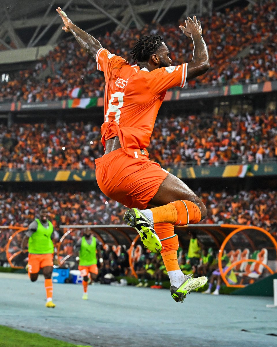 brfootball's tweet photo. Franck Kessie after equalizing for Ivory Coast ✈️ https://t.co/EMYRx3DXjZ