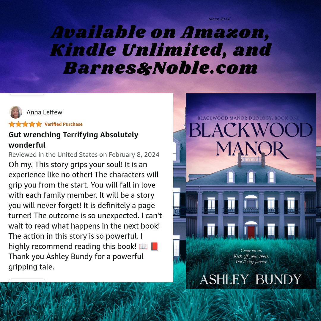 Reviews like this perk up a bad day :) books2read.com/blackwoodmanor #booktwt #bookcommunity #readingcommunity #readersoftwitter #paranormalthriller #ghostbooks #selfpublished #ashleybundy #blackwoodmanorbook