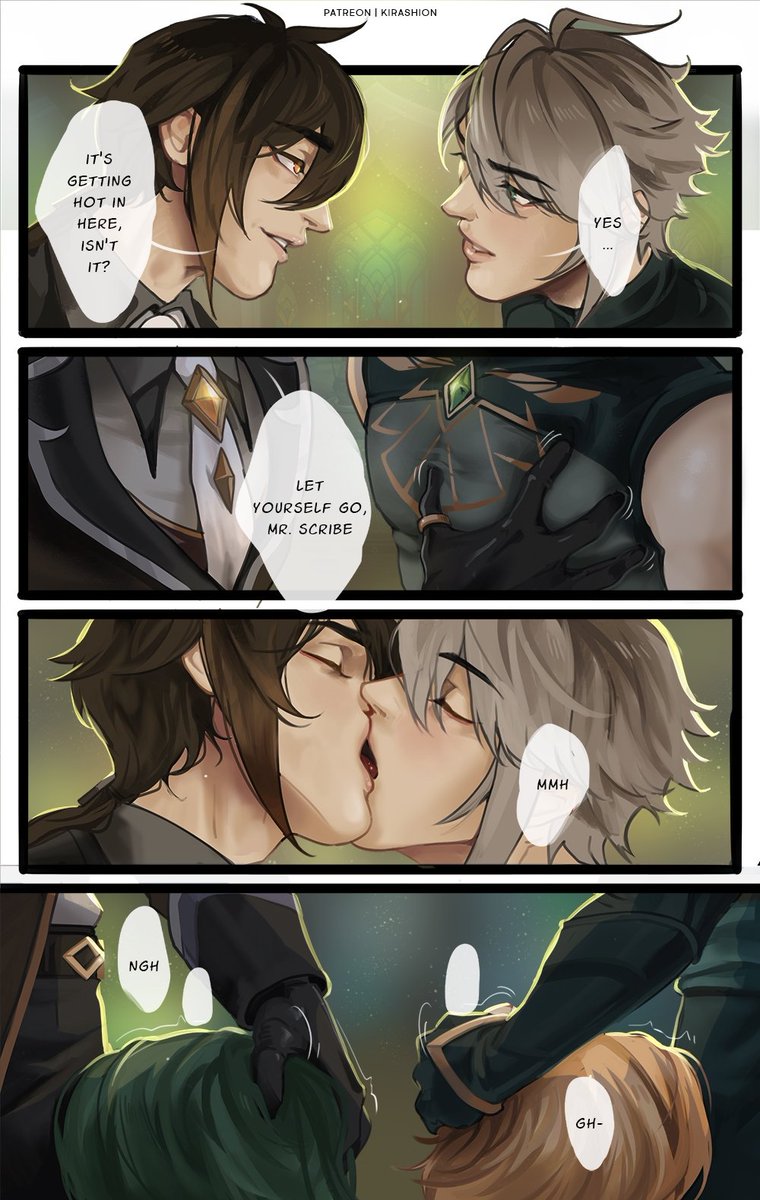 darksideofkira's tweet photo. For Alhaitham's bday, a celebration with friends 🧡💚💚💚 (Zhongzhu/HaiKaveh) https://t.co/8v1NspPiop