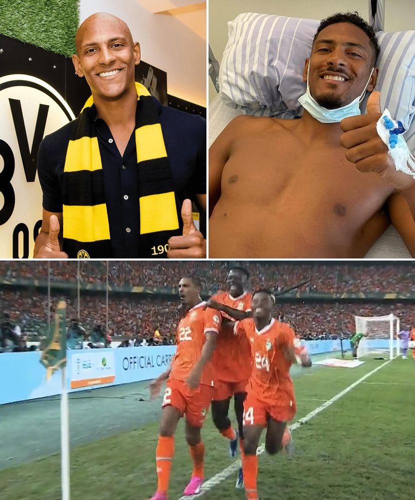 RisingBallers_'s tweet photo. In July 2022… Sebastian Haller was diagnosed with testicular cancer

He beat the cancer &amp; returned to football after 7 months

Tonight he has potentially scored the winning goal for his country in the AFCON final. Incredible ❤️🙏🏼🇨🇮 https://t.co/HgnPR0dFz1