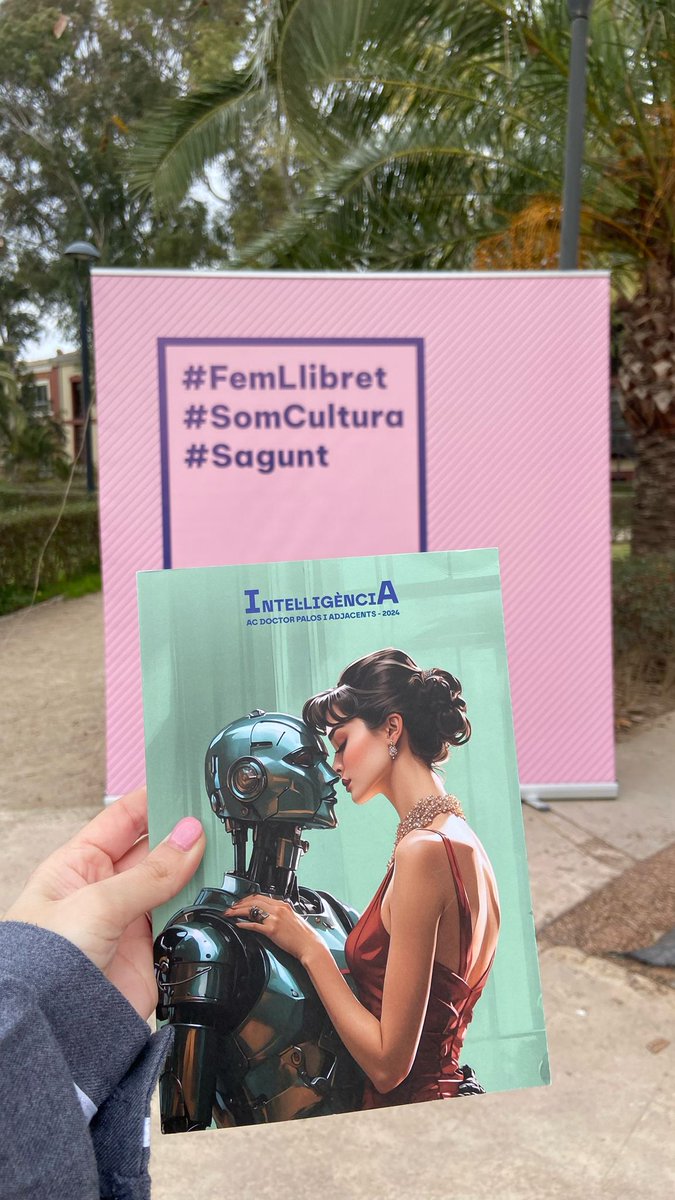 FallaPalos's tweet photo. Presentació Llibret 2024 "Intel•ligència"

#fllsc2024 
#llibrets 
#sagunt 
#falles 
#IA
#InteligenciaArtificial
@femllibret 
@Yogur_de_Fresa https://t.co/OulzAn03mz