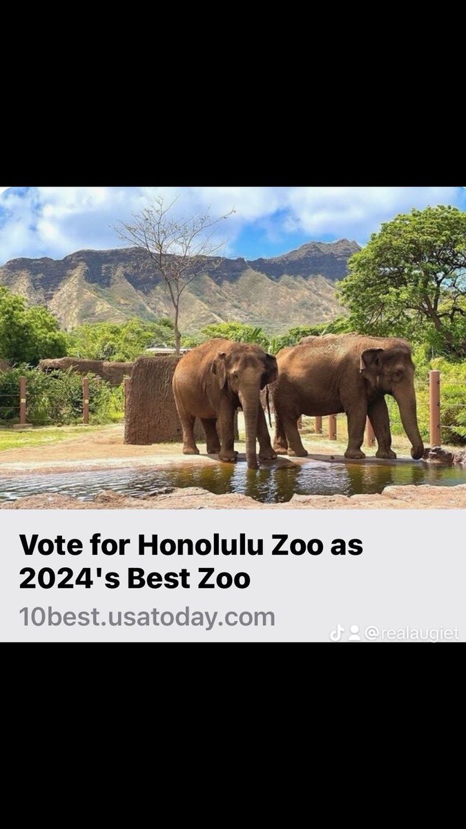 Let’s get to #1 * VOTE here: 10best.usatoday.com/awards/travel/… * @thehonoluluzoo @honoluluzoosociety @ditaholifield @tkubota1