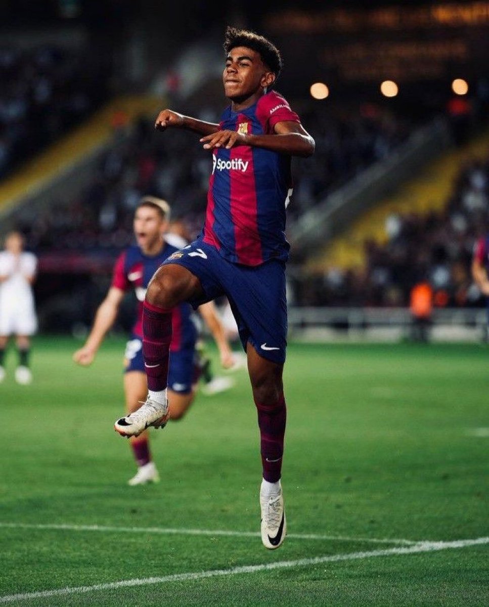 ManagingBarca's tweet photo. Lamine Yamal is a generational talent. https://t.co/vTVJRpl4UR