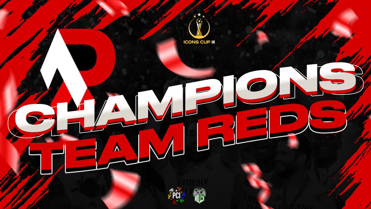 ProClubIcons's tweet photo. P r o C l u b I c o n s ⚡

📅 | 2024 - 2 - 11
🏟️ | THE FINAL
🕚 | 11:30 PM
⚽️ | 🔴RESULTS🔴

🏆 T h e  F i n a l e  O f  #ICONSCUPIII⚡️ 

EMPERORS 🔵 3 - 5 🔴 REDS

REDS 🔴 
Are CHAMPIONS Of #ICONSCUPIII⚡️ 

🖌️ | @11RM11 ⚡️

#ICONSCUPIII⚡️| #كاس_الايكونز3⚡️ https://t.co/6bUfvlwbEg