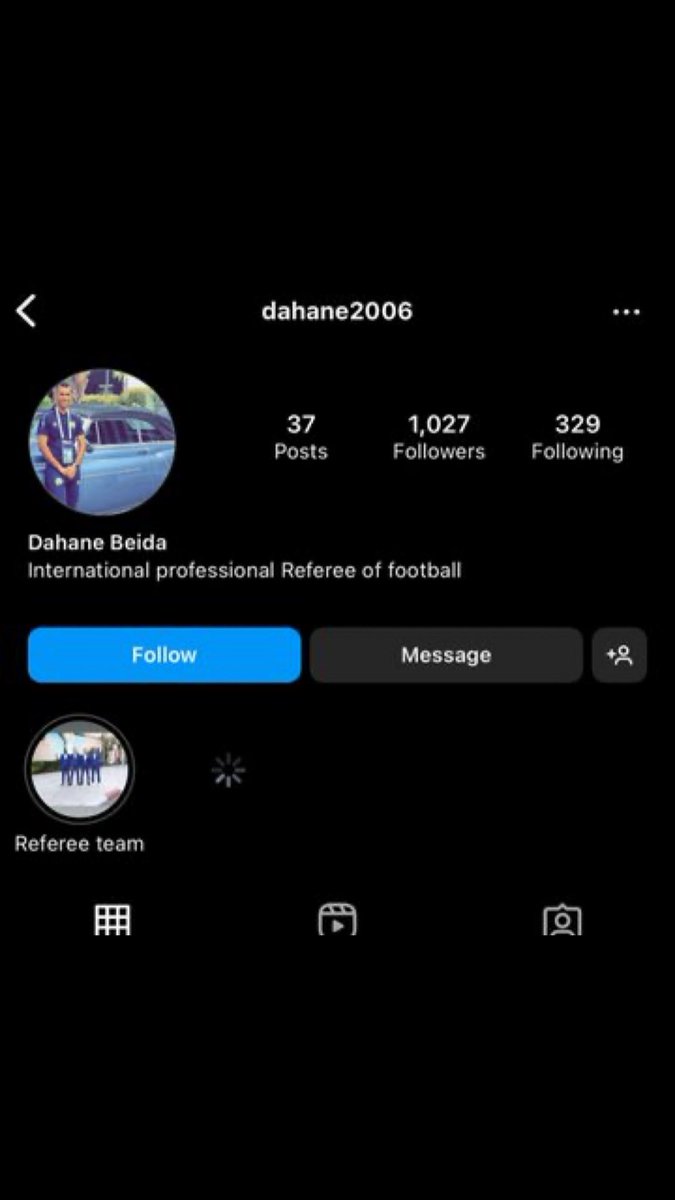 This is the Referee Instagram Handle, send him a wish