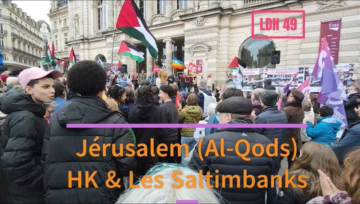 Jérusalem, terre sacrifiée, terre sacrée, terre que j'aime
Chantée par HK, c'est ici :  angers-ldh.com/Video_LDH/Jeru…