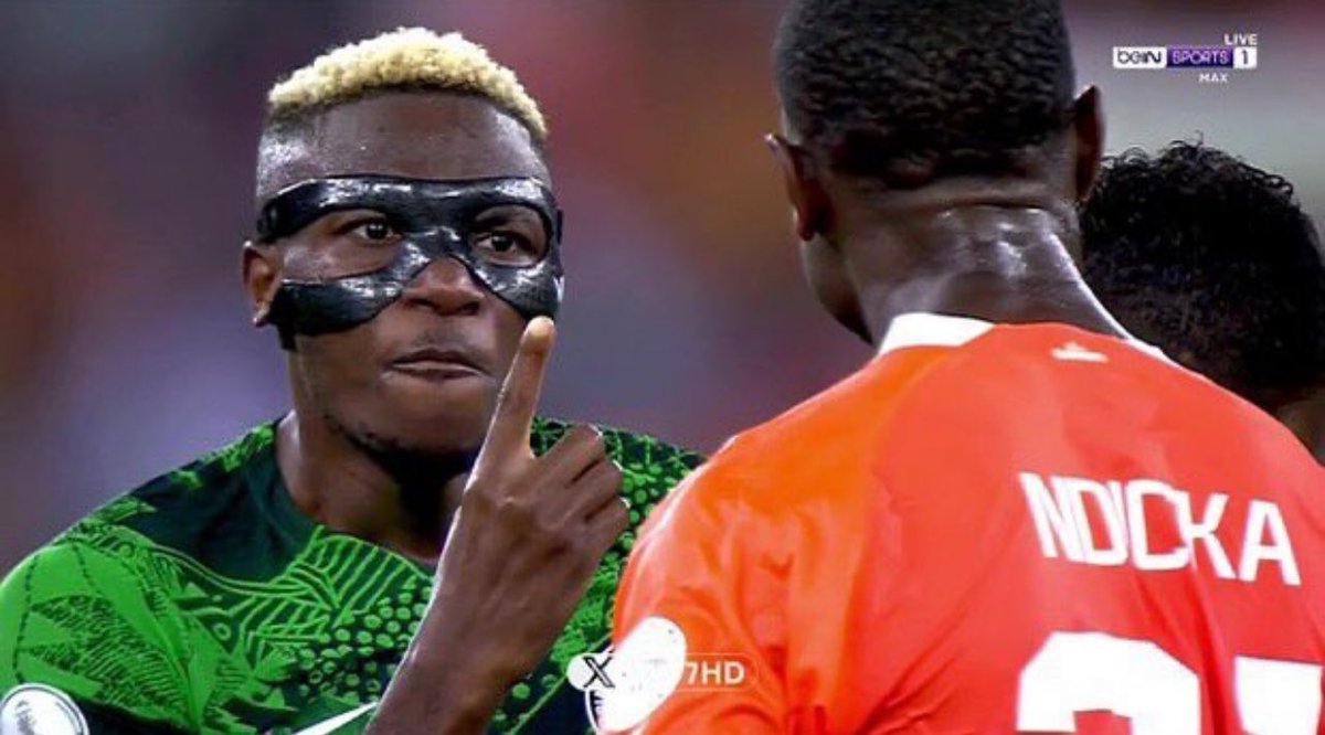 daphvegas1's tweet photo. No gree for anybody 🇳🇬🇳🇬🇳🇬… Nigeria  1-1  Cote D'Ivoire

#AFCONFinal  Goalllllll  Referee  Iwobi  Mia khalifa  Pedri  Pastor B  Rafah  Cote D'Ivoire  Osimhen  Oscar Isaac  Manchester United  Arsene Wenger  Barca  Drogba . https://t.co/mPfnchQAds