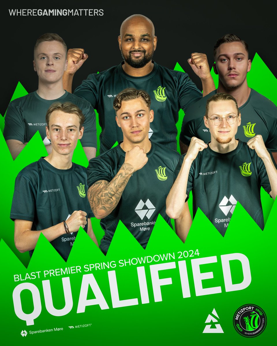 WE ARE GOING TO @BLASTPremier SHOWDOWN!!!!! THANK YOU ALL FOR YOUR INCREDIBLE SUPPORT, THIS ONE IS FOR YOU! 💚 #wheregamingmatters | #CS