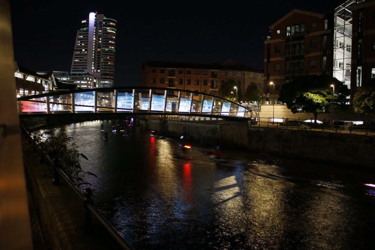 #DavidOluwaleBridge. Congratulations to @MottMacDonald for winning the Smeaton award at the Yorkshire branch of @ICE_engineers. It was commissioned by @leedscitycounc1 & built by @bamukandireland. Illuminated by #TheLightLab. Here are my shots of part of the team & the bridge.