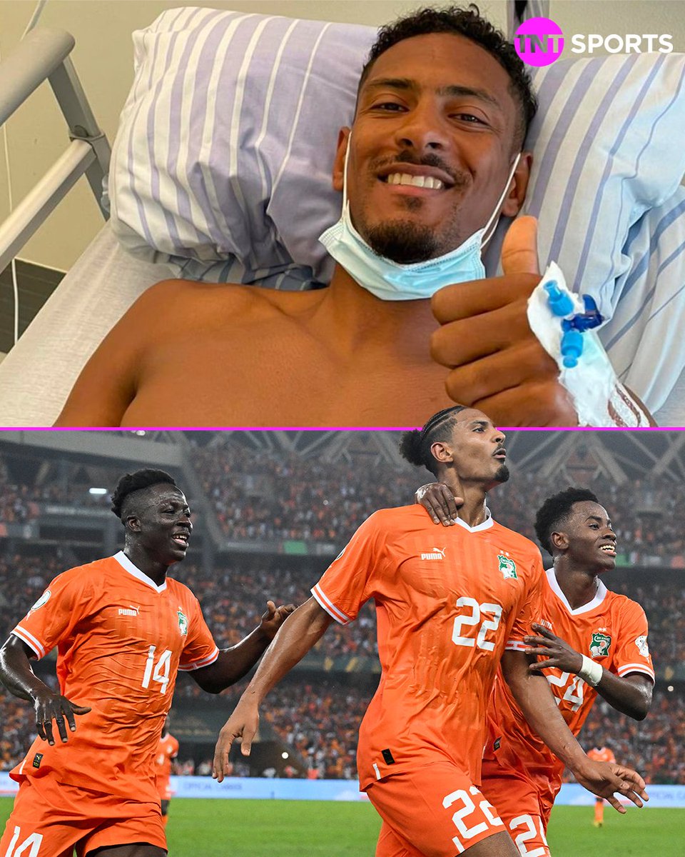 In July 2022, Sébastien Haller was diagnosed with testicular cancer, which he beat in 7 months and made a return to football... He has just scored the 𝐖𝐈𝐍𝐍𝐈𝐍𝐆 goal for Ivory Coast in the AFCON final 🏆🏆 What a moment ❤️️