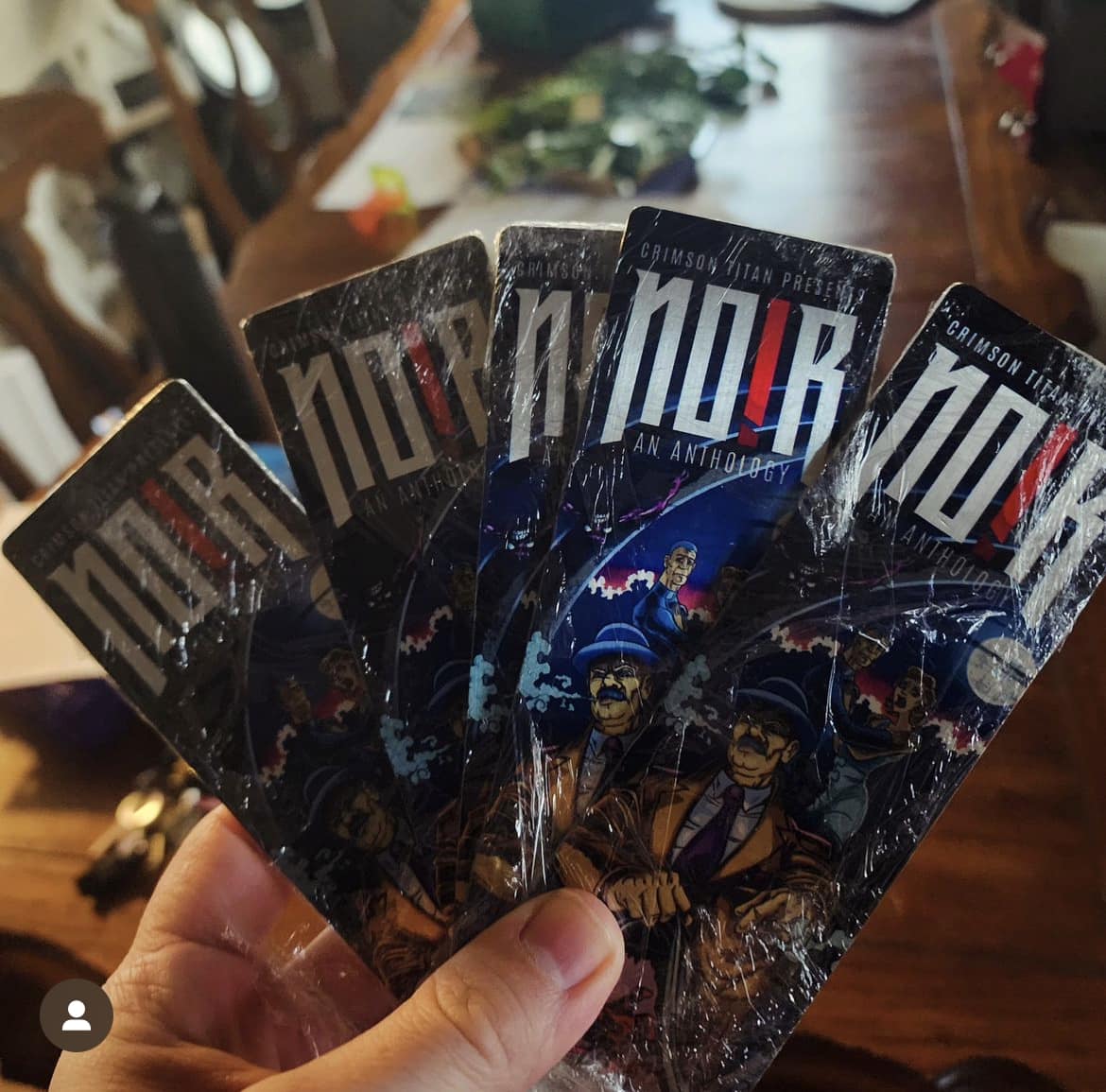 Something Noir is coming... Check out these book marks.