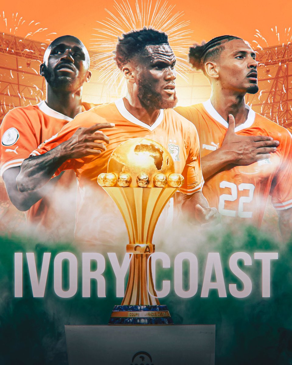 🚨🌍 Ivory Coast are African champions!