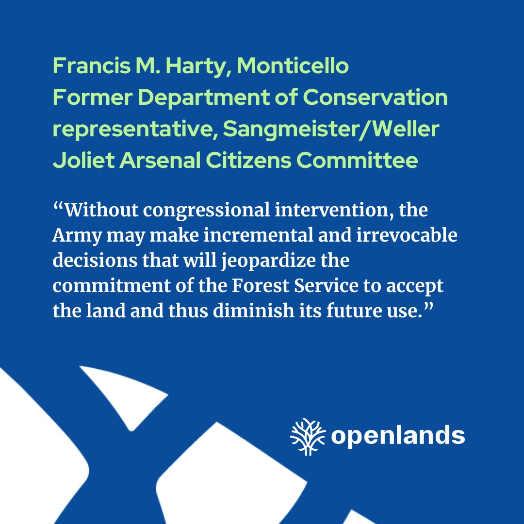 Openlands's tweet photo. Leaders converge to advocate for the transfer of Joliet Training Area to Midewin National Tallgrass Prairie. Discover the vision through 5 powerful letters to the @suntimes editor supporting our previous op-ed. Learn more. https://t.co/ufq450E9Y7 https://t.co/XvLypY7KEz