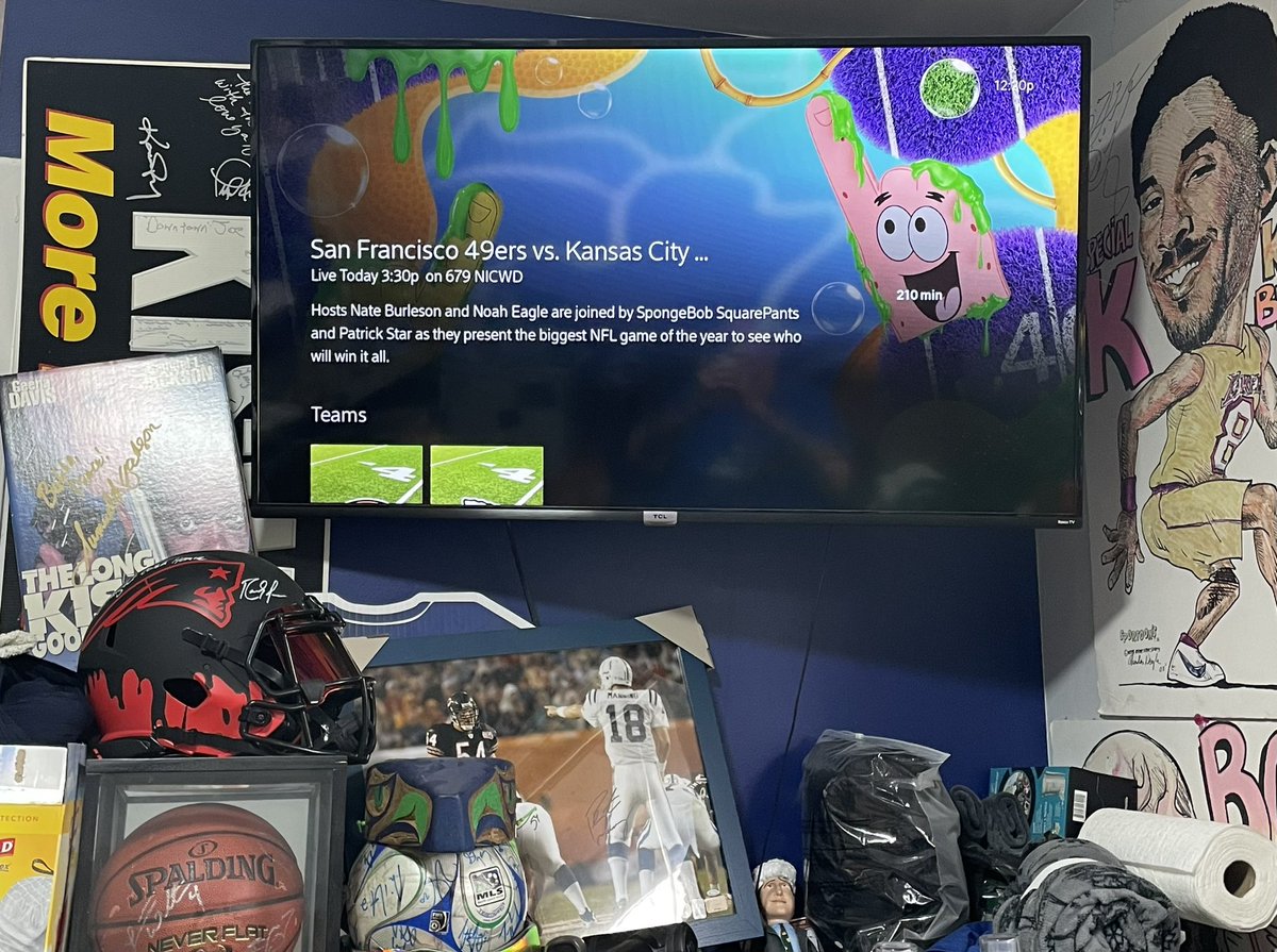 BigLo66's tweet photo. Well it’s #SuperBowlLVIII today and if you know me I only have #TwoWords…
#GOSEAHAWKS!
#OnlyOneTeam!
#Seahawks #SeaFence
I’m watching on @Nickelodeon so I can see my bro @nateburleson ! https://t.co/y8BRGZeoOA