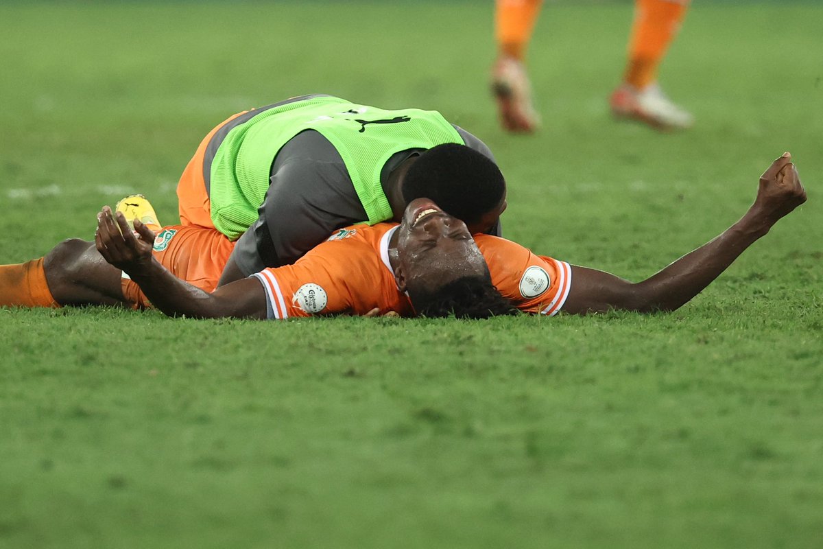 🏆 FT: Cote d’Ivoire 2-1 Nigeria Elephants win third AFCON title - 1992, 2015, 2023. They tie Super Eagles on number of AFCON titles. #AFCON2023