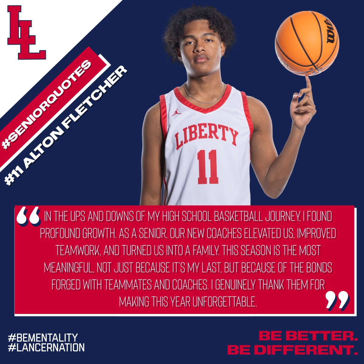 CoachThomas_11's tweet photo. Quotes from our Two Seniors Bryce Houser &amp; Alton Fletcher Two Days Away from our Senior Night….

@Bball_CO | @gazettepreps | @J_Mills78 | @claytonconover 

#SeniorQuotes 

#BeMentality | #LancerNation https://t.co/8lx7TAWync