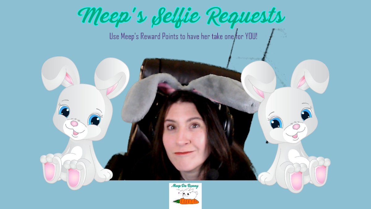 meep_bunny's tweet photo. By the way - i forgot to post this the other day - Selfie Request as requested live on stream by @omgferrets - Thanks again for stopping in, it was a blast having you! Be safe and well - and Thanks for the picture ^^! https://t.co/NdgBWUFgp1