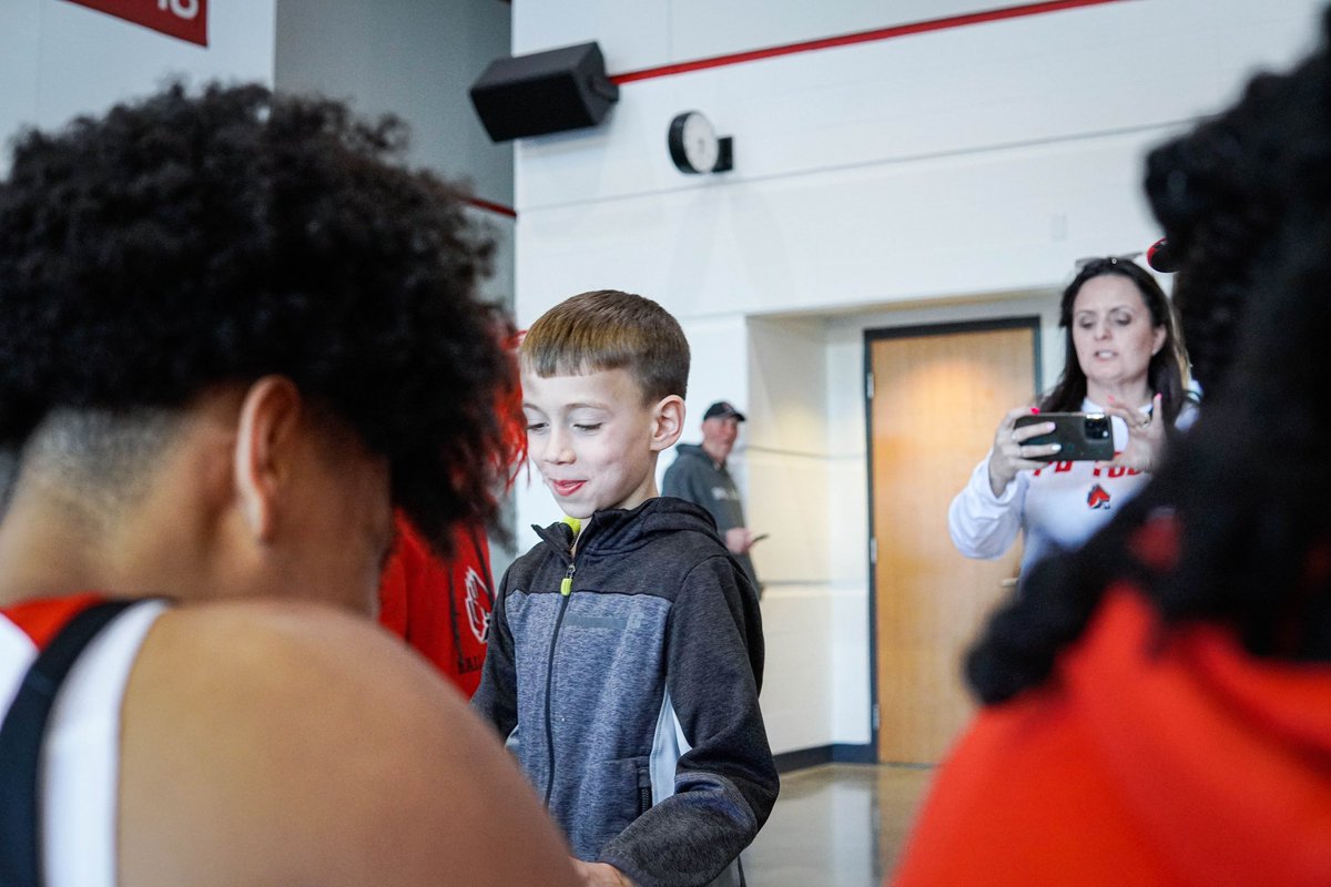 BallStateWBB's tweet photo. “Nyla you’re the best defensive player in the world” 

This kid knows what he’s talking about!! https://t.co/W54VGM5VJw
