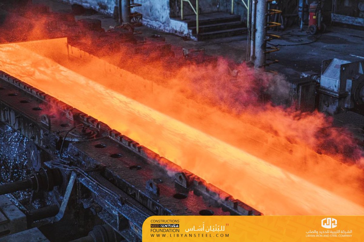 LibyanSteel's tweet photo. استهلال طيب للعام الجديد.

نظير جهدٍ كبير قدمه العاملون بمصنع الدرفلة على الساخن؛ فقد سجلت معدلات الإنتاج تحقيق المستهدف خلال يناير لهذا العام، حيث بلغ "32,440" طن من إنتاج اللفات المدرفلة على الساخن أي بنسبة 119% من المستهدف الشهري.فبارك الله جهود الجميع. https://t.co/SUTtxxANBd