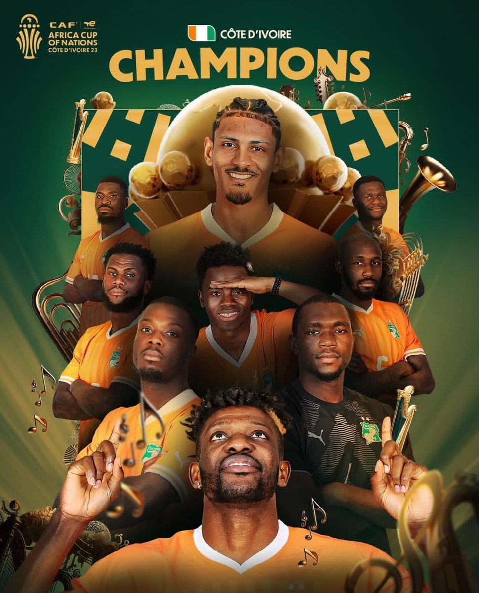 rmance11's tweet photo. Comme on dit en Côte d'Ivoire , découragement n'est pas ivoirien. Bravo les gars, fière de vous🇨🇮🇨🇮🇨🇮🇨🇮🇨🇮⭐️⭐️⭐️#Championsdafrique https://t.co/nkdtdNbV4D