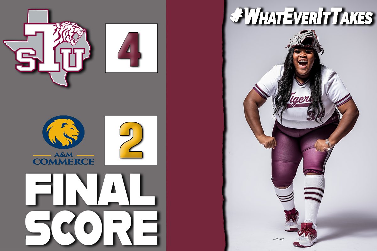 Tigers finish opening weekend 4-1. 
#WhateverItTakes #TSUProud