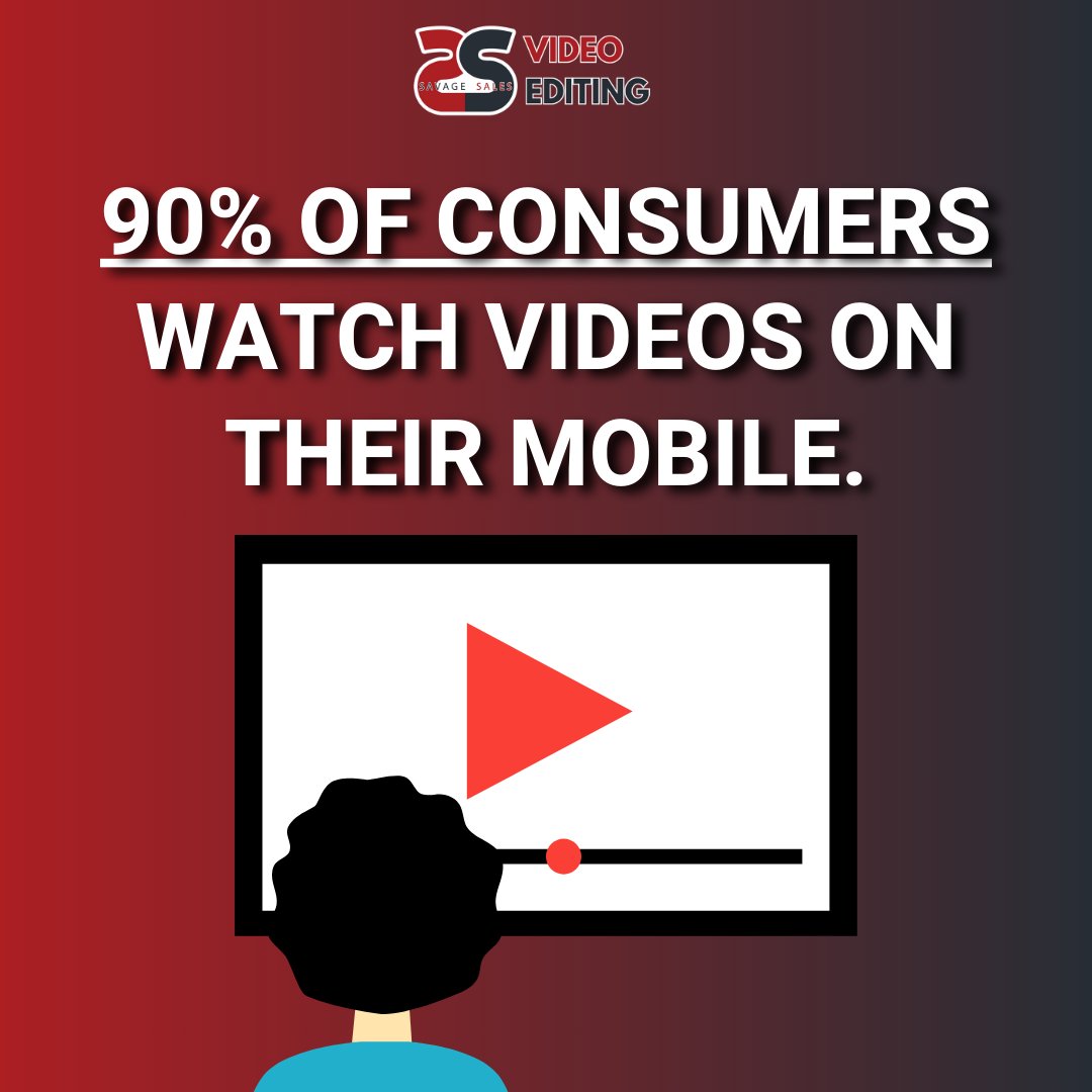Stay ahead of the curve by optimizing your video content for mobile viewing. Let #SavageSalesVideoEditing ensure your videos are engaging and accessible across all devices. 🚀💻 #MobileVideoTrend #DigitalConsumption #SavageEdits #ConnectWithUs