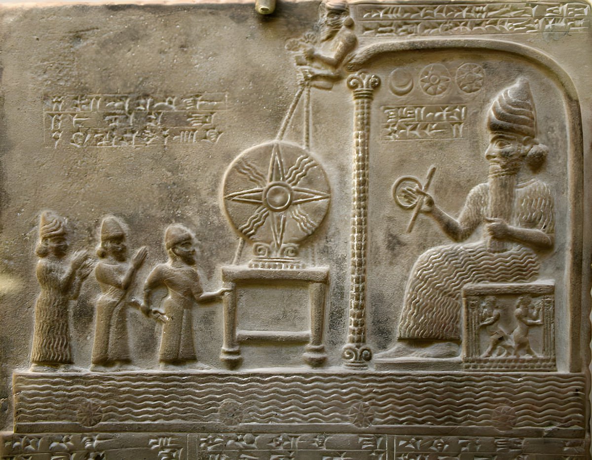 What do you think is going on in this Ancient Sumerian Carving?