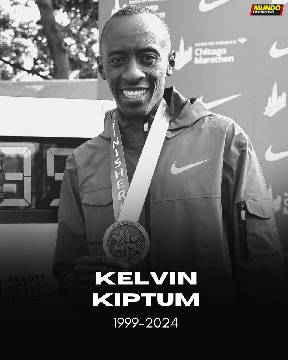 ⚫️ Trágica muerte a los 24 años de Kelvin Kiptum, el plusmarquista mundial de maratón mundodeportivo.com/running/202402…