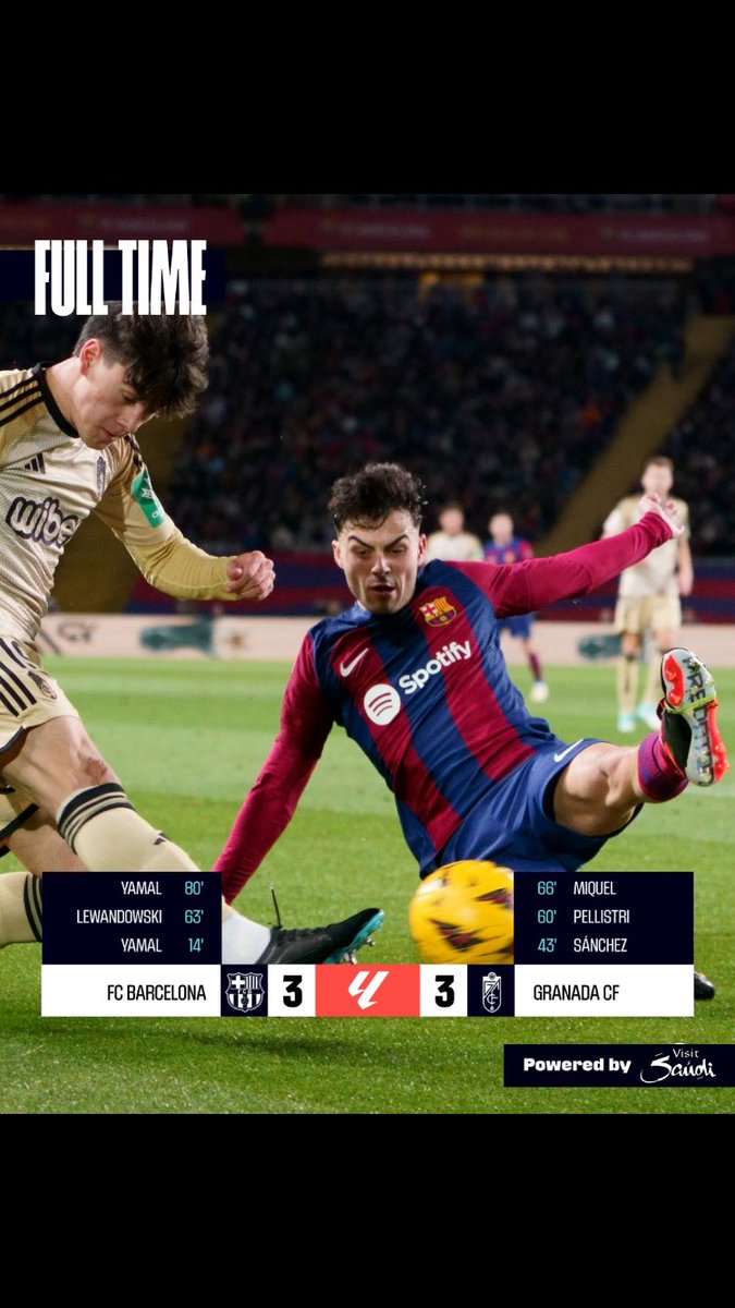 Great game for the neutral, Granada so close to an upset, great first visit to the Olympic Stadium in Barcelona.