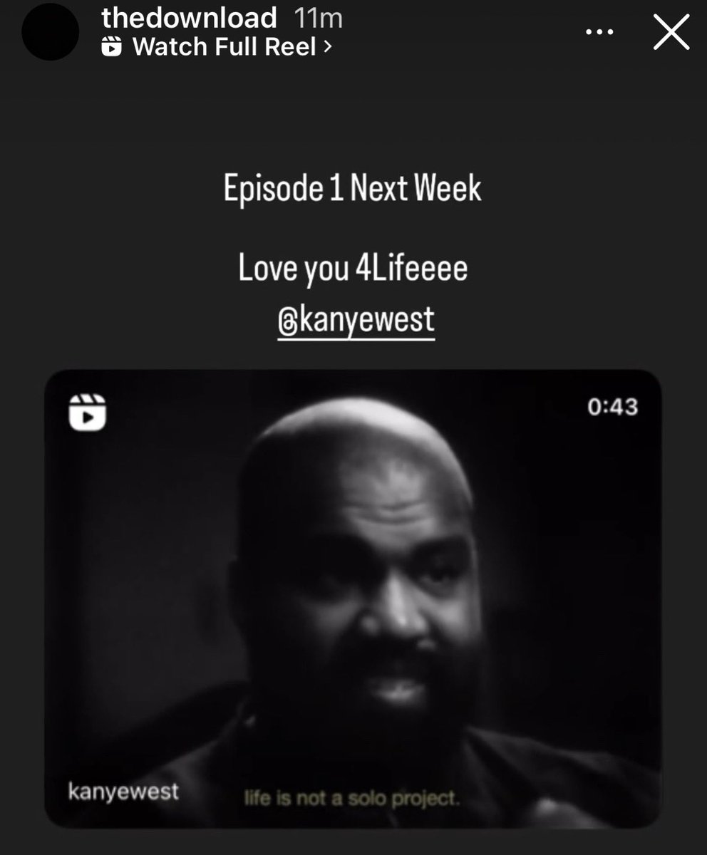 yefanatics's tweet photo. KANYE WEST
INTERVIEW
EPISODE 1
NEXT WEEK
THEDOWNLOAD X JUSTIN LABOY https://t.co/i6HLlng7Oj