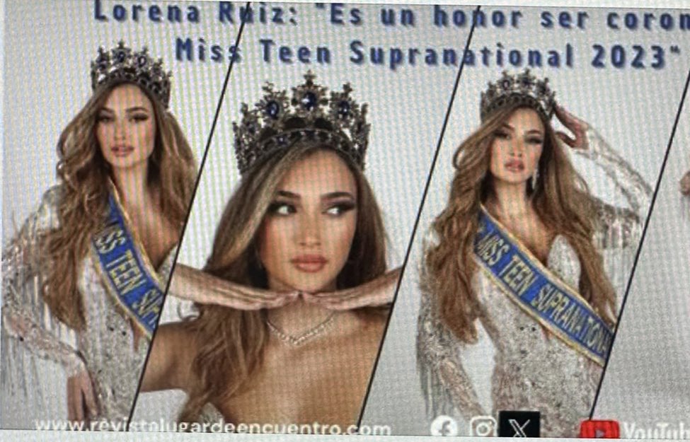manuelbeltranmb's tweet photo. Conocéis a la nueva Miss Teen Supranational? Hija de nuestra alumna Lorena Sanchez podéis ver mas nuestra weeb https://t.co/ZMxk4ndtDf

Gran Trabajo y profesionalidad de Revista Lugar de Encuentro
https://t.co/nVXZVtn6oE 

aquí os dejamos su entrevista
https://t.co/R8zVIj1k40 https://t.co/Iyw8yl9VaU