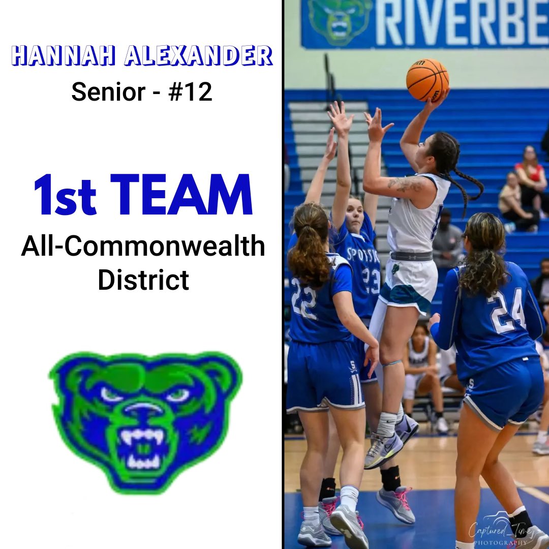 Super blessed to be named First Team All-Commonwealth District!! #GoBears🐻