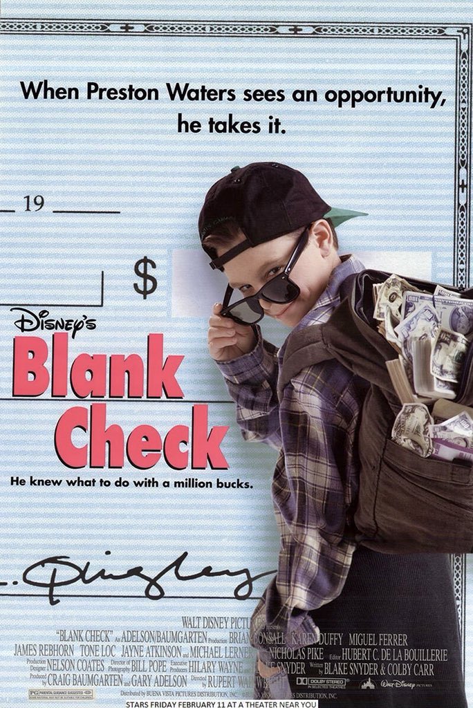 FilmNewsNos's tweet photo. 🎬MOVIE HISTORY: 30 years ago today, February 11, 1994, the movie ‘Blank Check’ opened in theaters!
#BrianBonsall #KarenDuffy #MiguelFerrer #ToneLoc #MichaelLerner #JamesRebhorn #JayneAtkinson #MichaelFaustino #ChrisDemetral #RickDucommun @msdebbieallen #Disney @Disney https://t.co/lp52BYyV4C