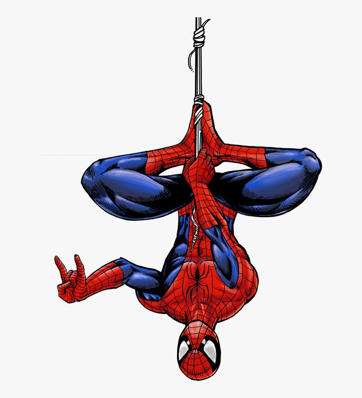 Easy Spiderman Hanging Upside Down Drawing | TikTok