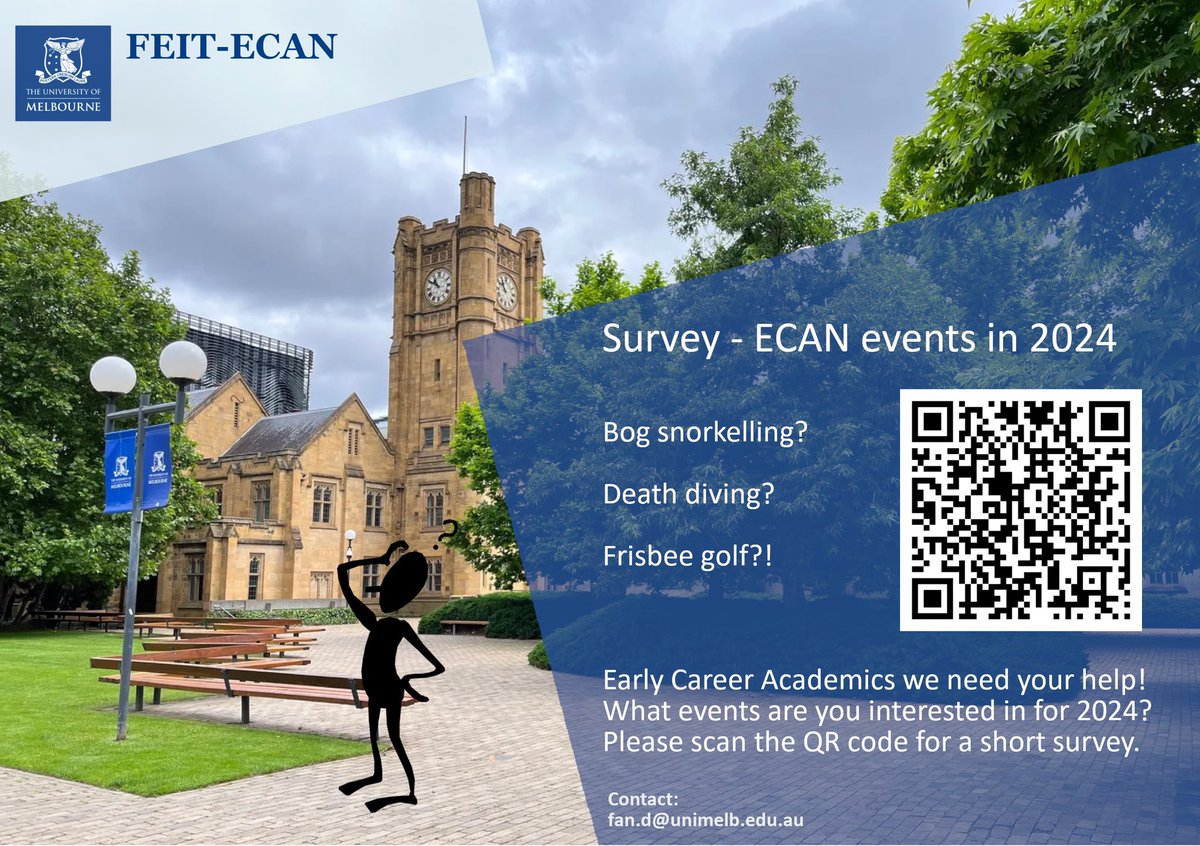 Dear FEIT ECAs,
To help us plan the 2024 events calendar, we would highly appreciate it if you could fill out a brief survey! The more of you respond, the better we can plan!
Thank you very much!