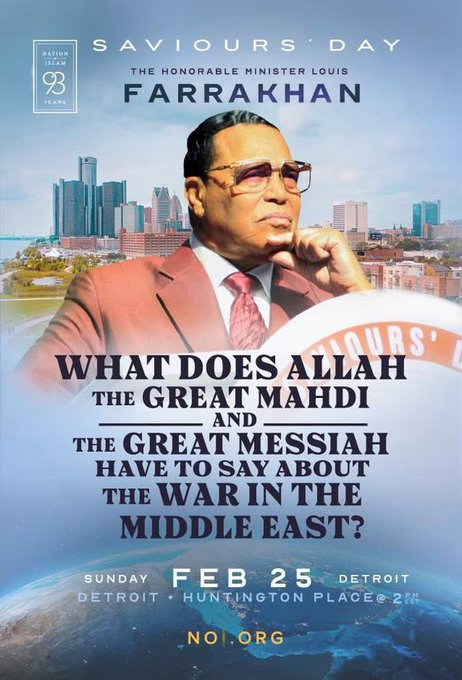 ElijahIsTheeMan's tweet photo. The Honorable Minister Louis #Farrakhan speaks!!!    Visit https://t.co/11lgCRYB6T  for tickets &amp; live webcast info!!! #college #sigmagammarho #zetaphibeta #omegapsiphi #kappaalphapsi #dst #hbcumade #hbcucheer #howarduniversity #hbcusmatter #hbcuunity #greeklife #49ers https://t.co/eXbaoPLkcv