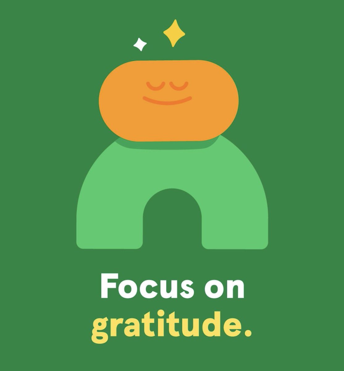 Thought for the week: Focus on gratitude 

Image: <a href="/Headspace/">Headspace</a>