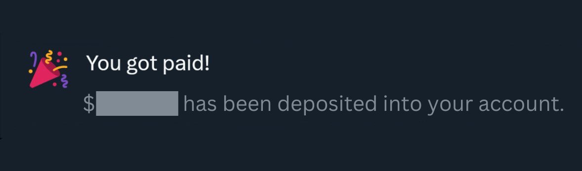 The first to guess the exact amount I got paid in X revenue the last month gets it. It's between ($1-$4000).

Unlimited guesses 👇

DMing the winner in 24 hours.