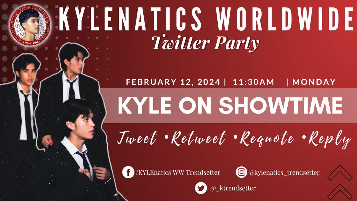 Good afternoon fam! Let's start our X party! 

KYLE ON SHOWTIME