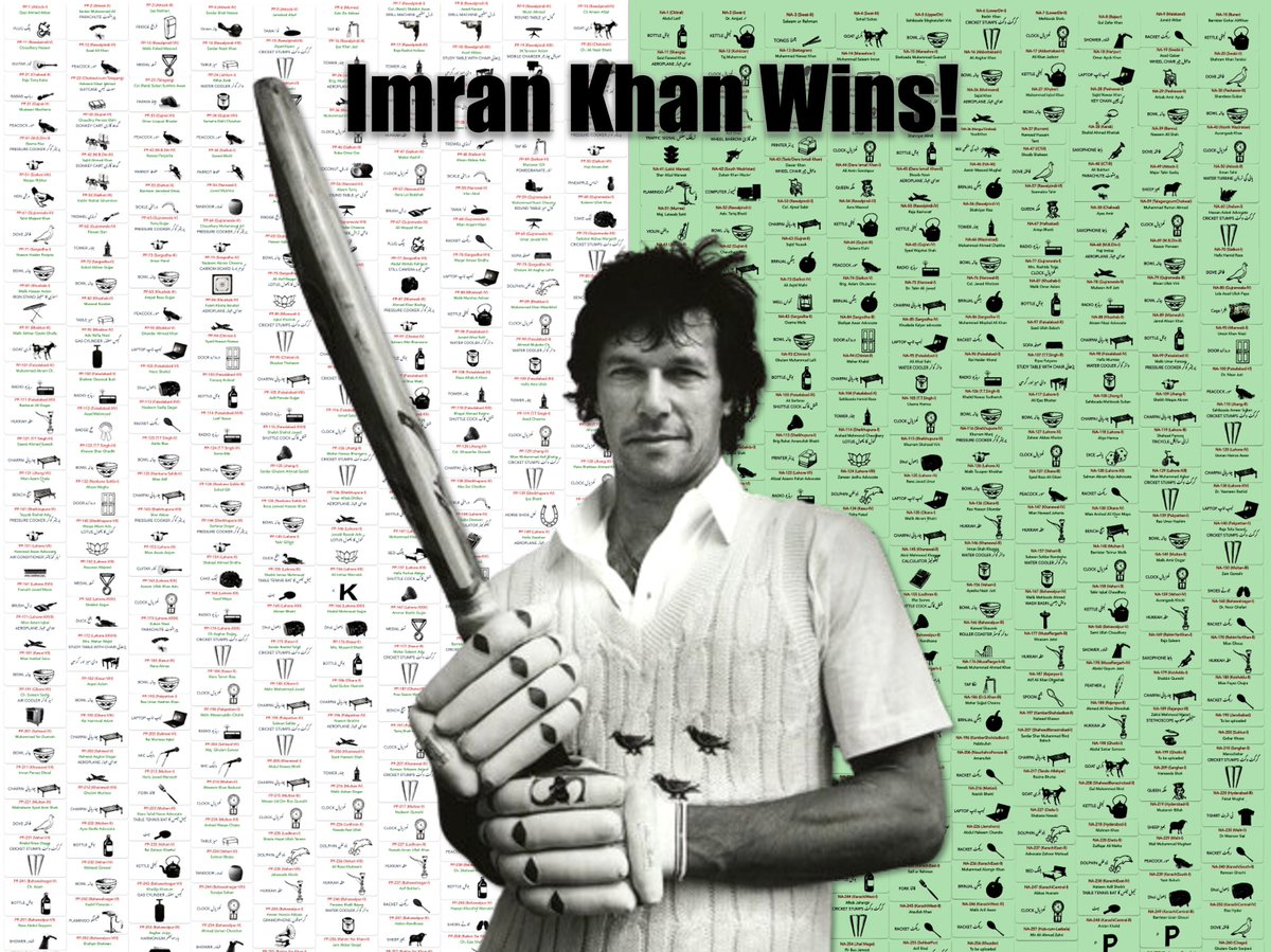 200 plus bogus cases, 24 years of unlawful conviction, party stripped of its iconic bat, Imran Khan still manages to win the elections with 2/3rd majority! Thank you, Pakistan! #PTIWon