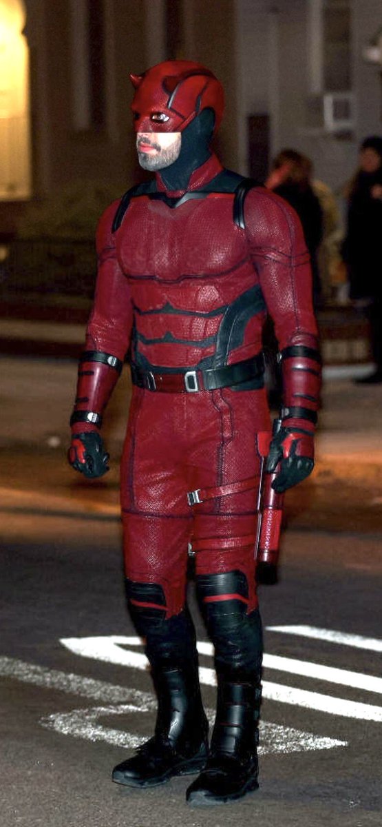 har__V's tweet photo. Daredevil: born again, new suit with added yellow #DaredevilBornAgain #marvel #mcu https://t.co/hDQdwtxf1P